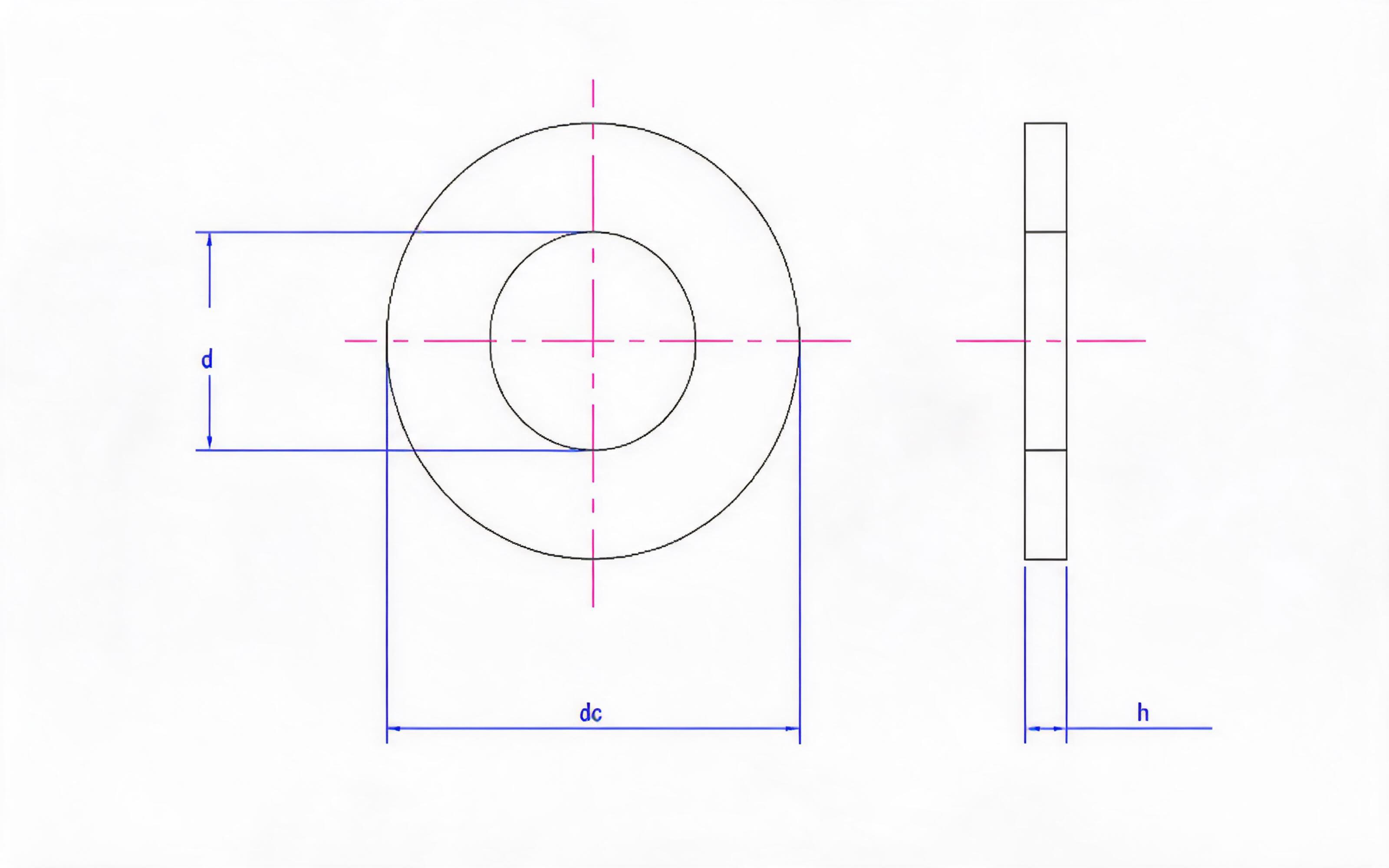 Flat pad Standard Drawing