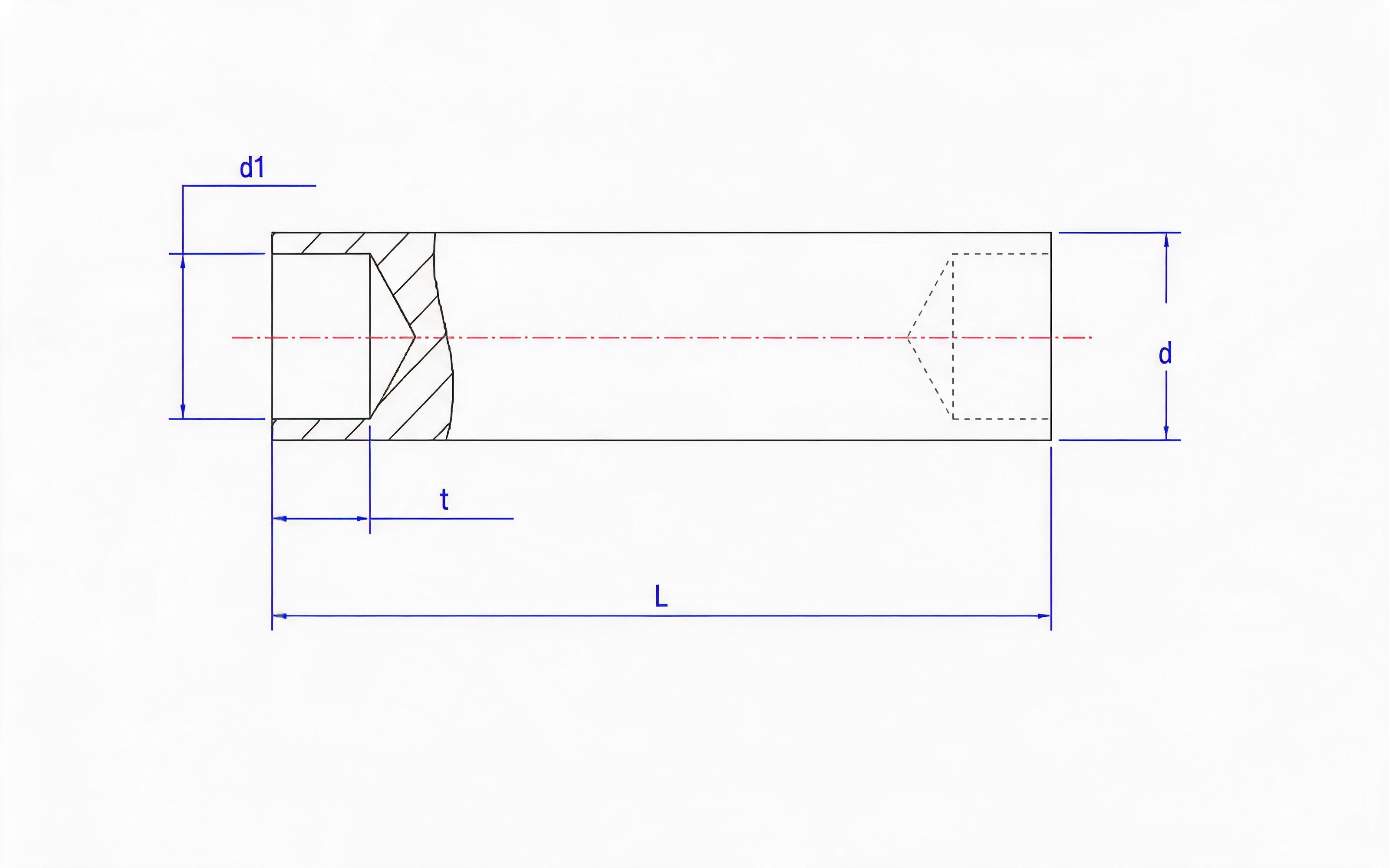 HALF BUNK RIVETS AT BOTH ENDS (TYPE A) Standard Drawing