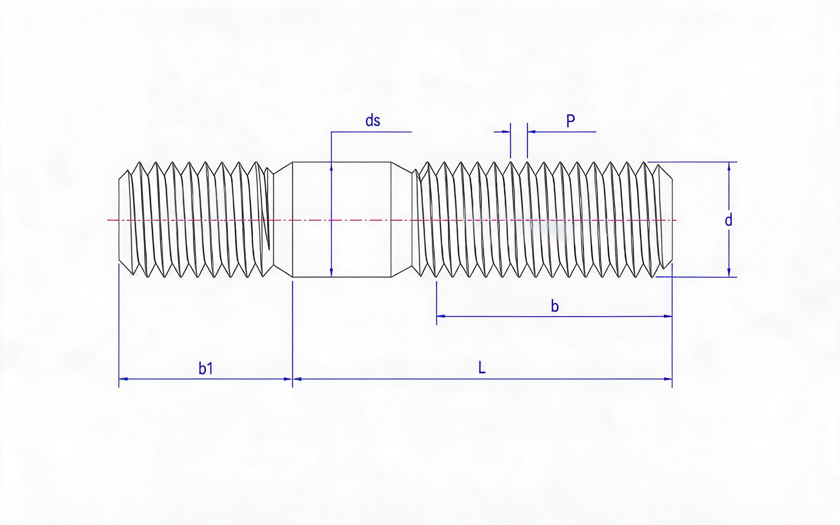 Stud b1=2d Standard Drawing