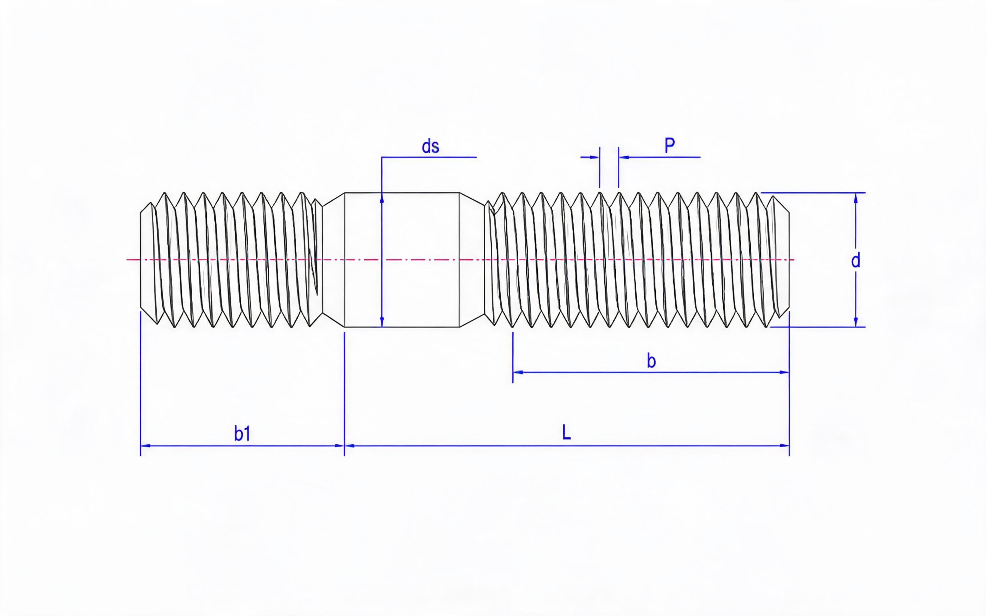 Stud b1=2d Standard Drawing