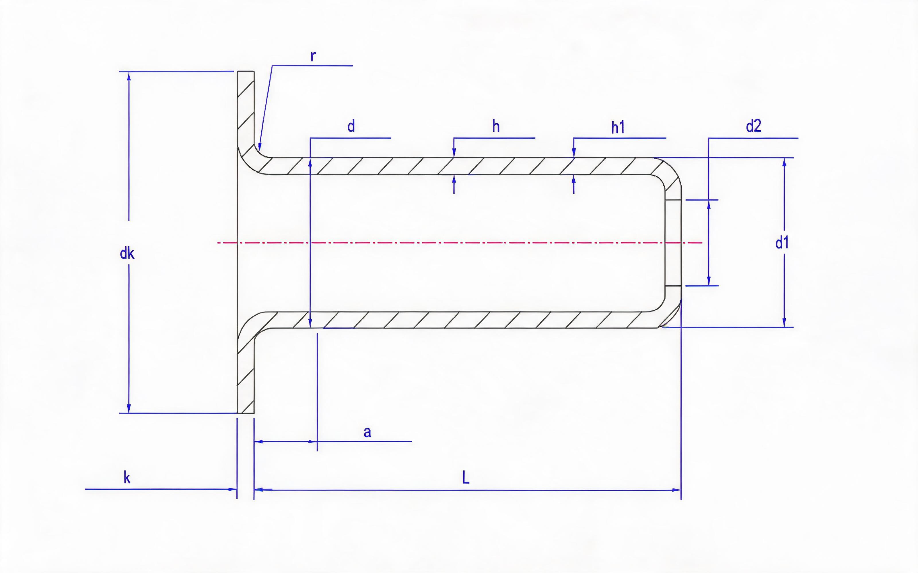 Tubular Rivet (Type C2) Standard Drawing