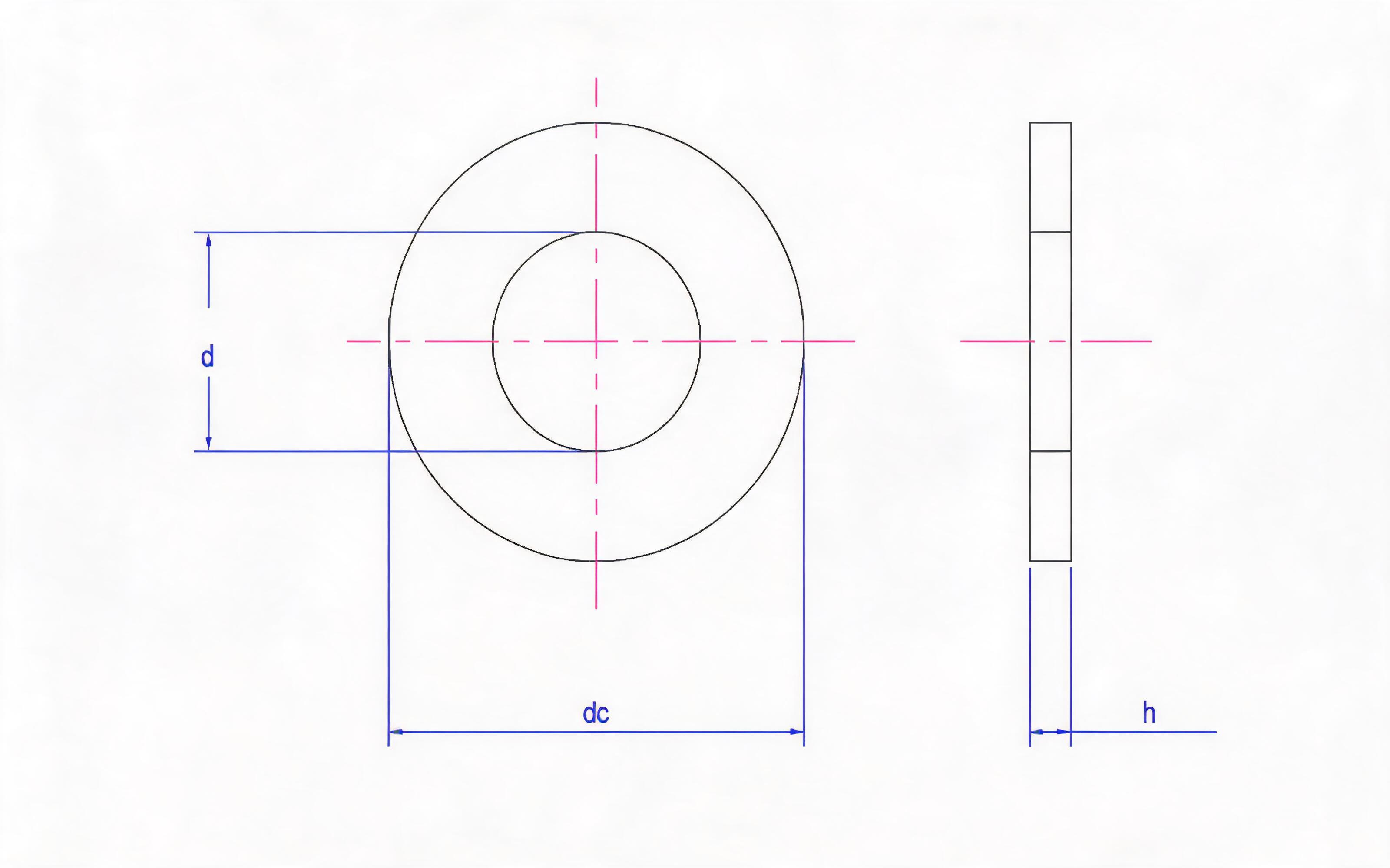 Flat pad Standard Drawing