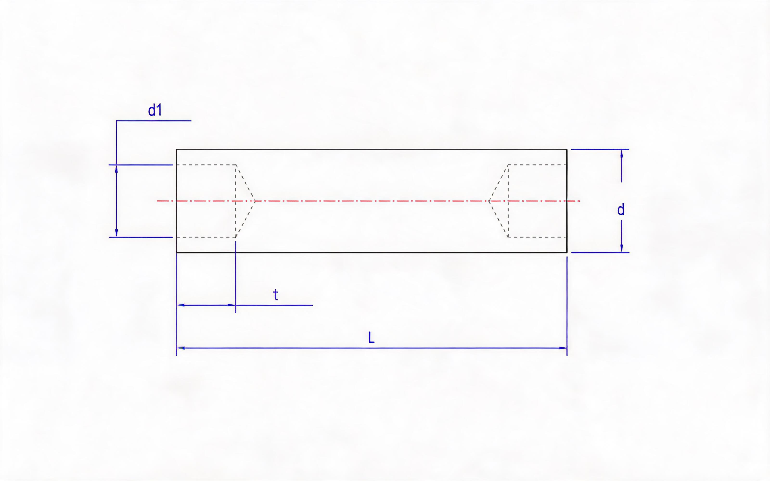Blind head rivet Standard Drawing