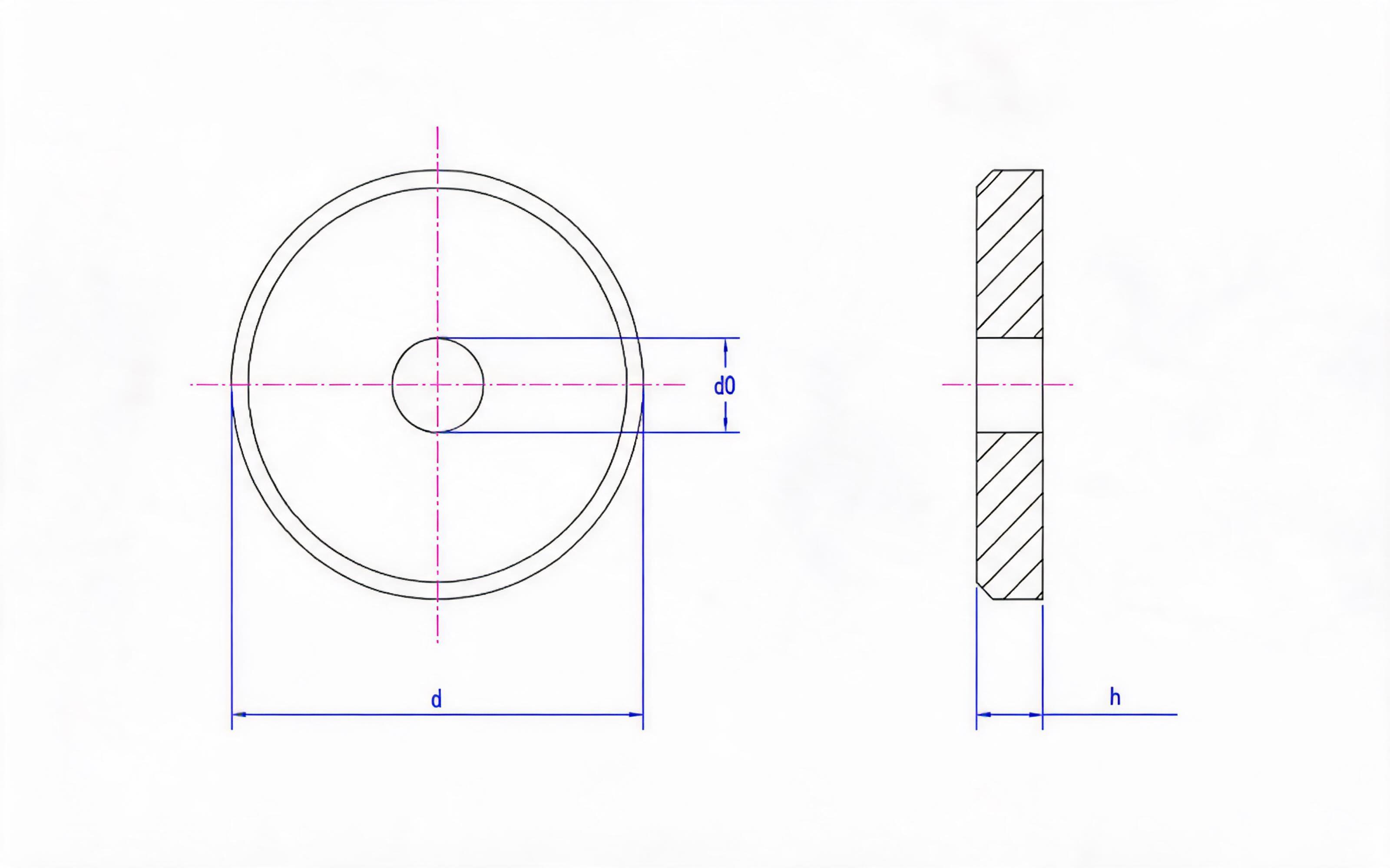 Bolt the retaining ring at the shaft end Standard Drawing