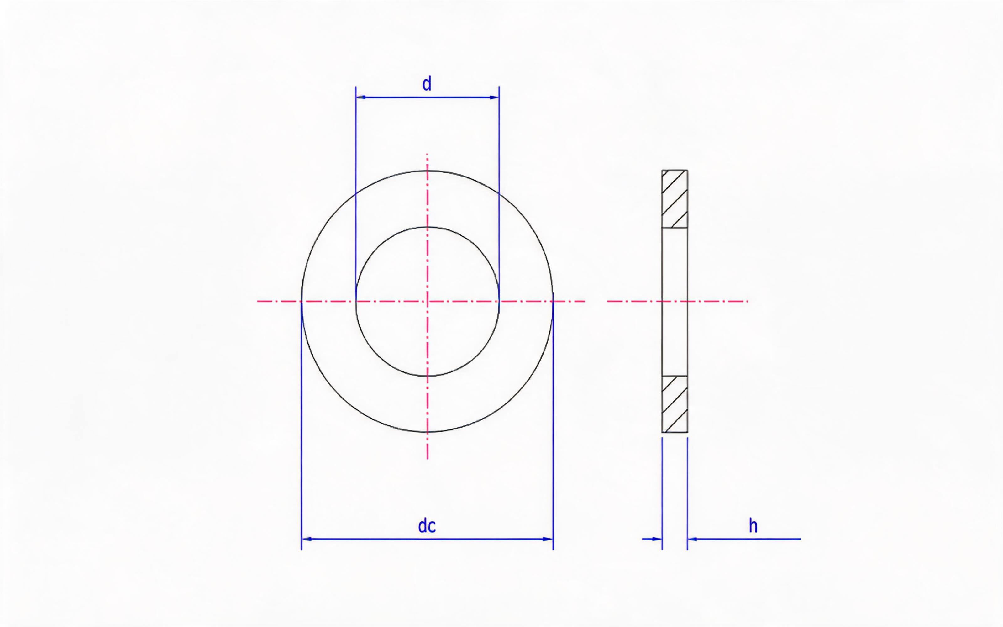 Pre-load High Strength Bolted Structural Connection Sets - Part 5: Plain Washers Standard Drawing