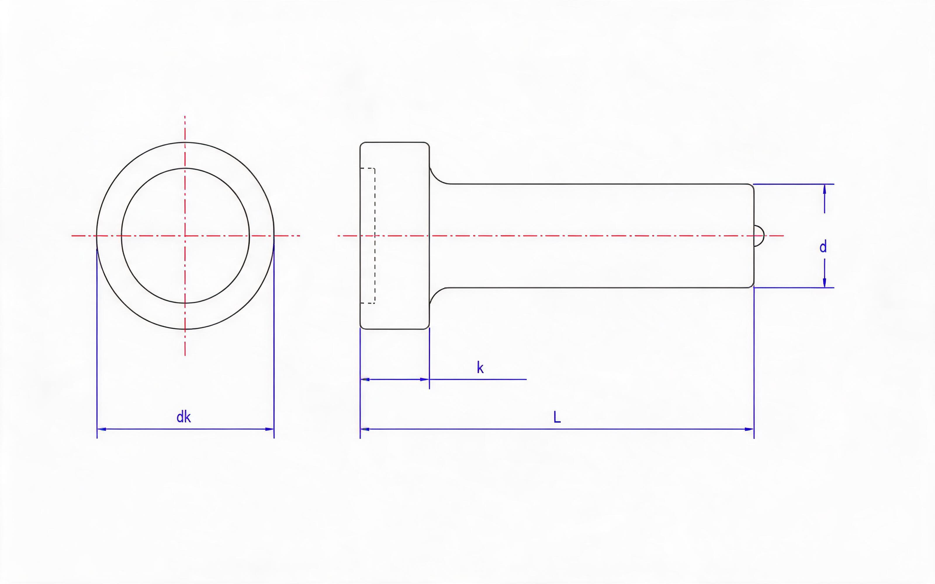 Welding Studs and Ceramic Ferrules for Arc Stud Welding (Type SD - Type A Flat End Form) Standard Drawing