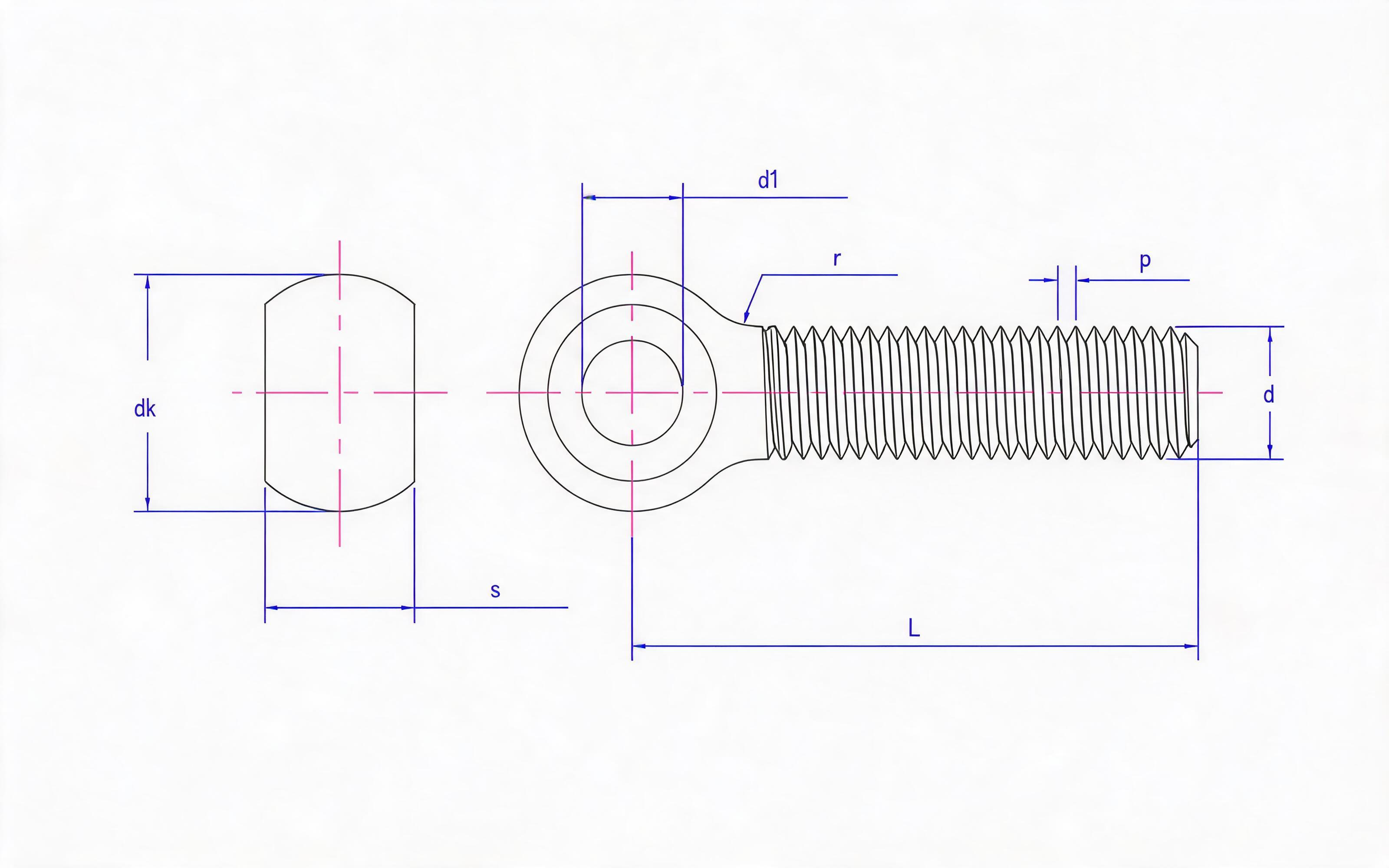 Loose bolt Class A and Class B Standard Drawing