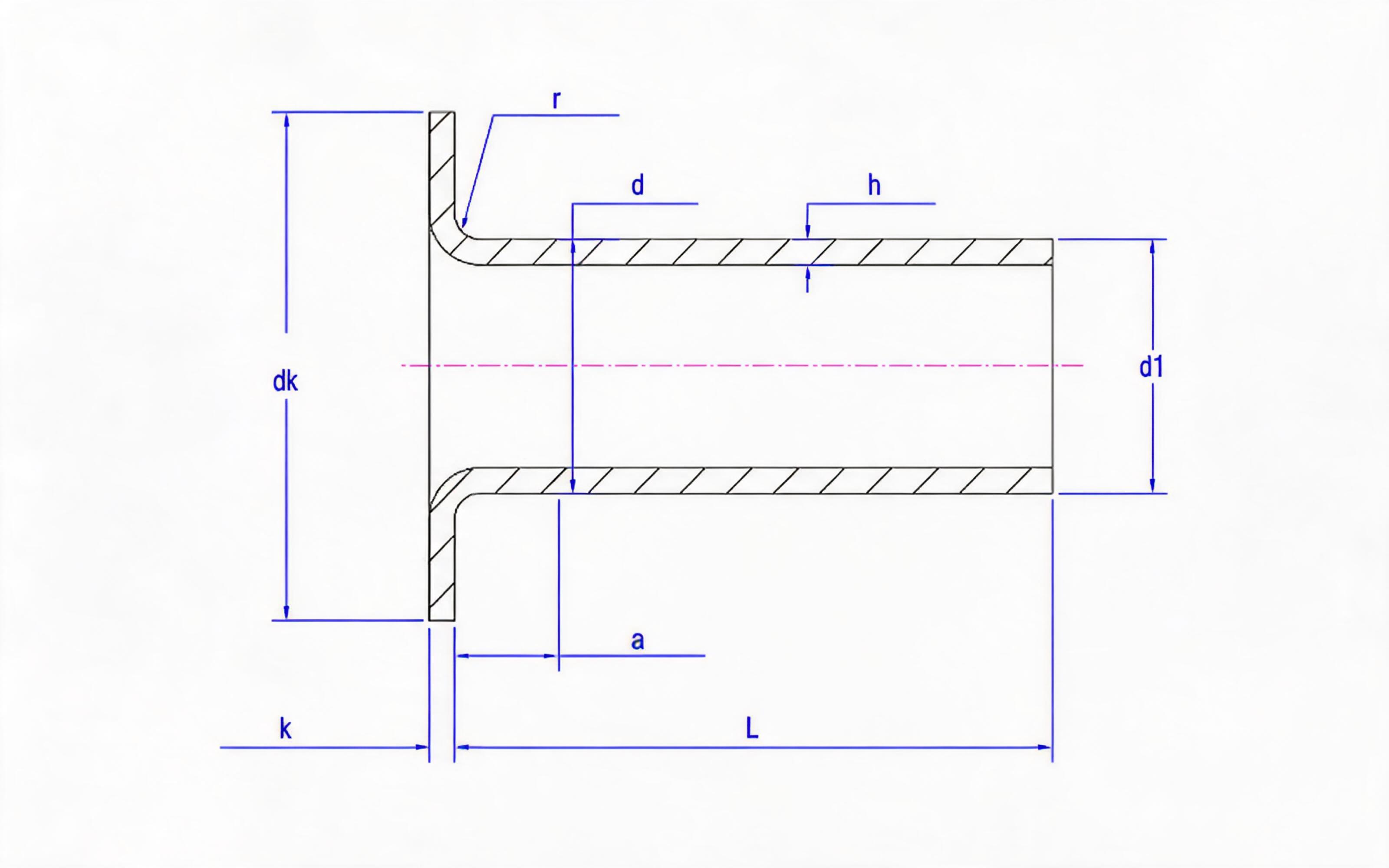 Tubular Rivet (Type C1) Standard Drawing