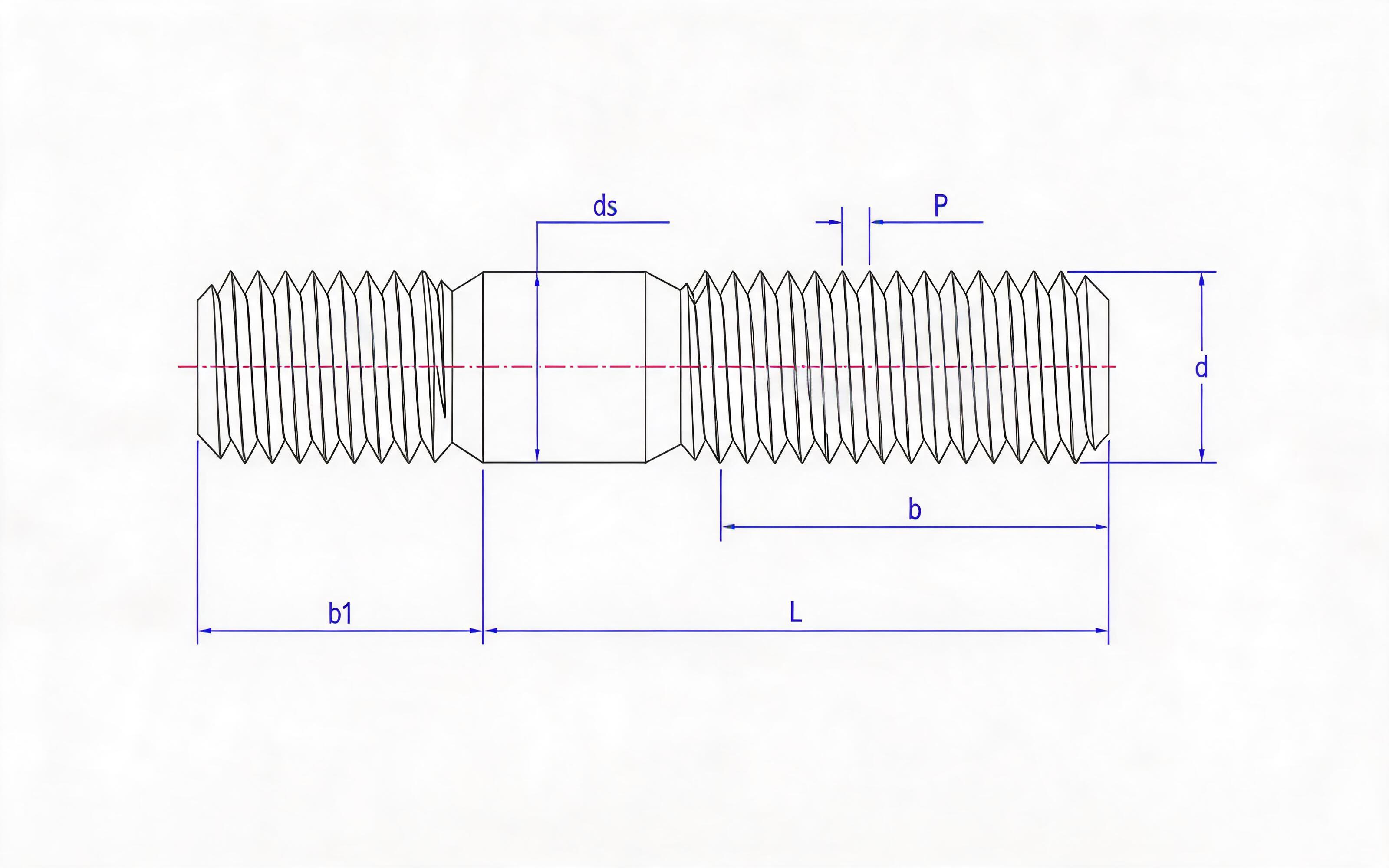 Stud b1=2d Standard Drawing