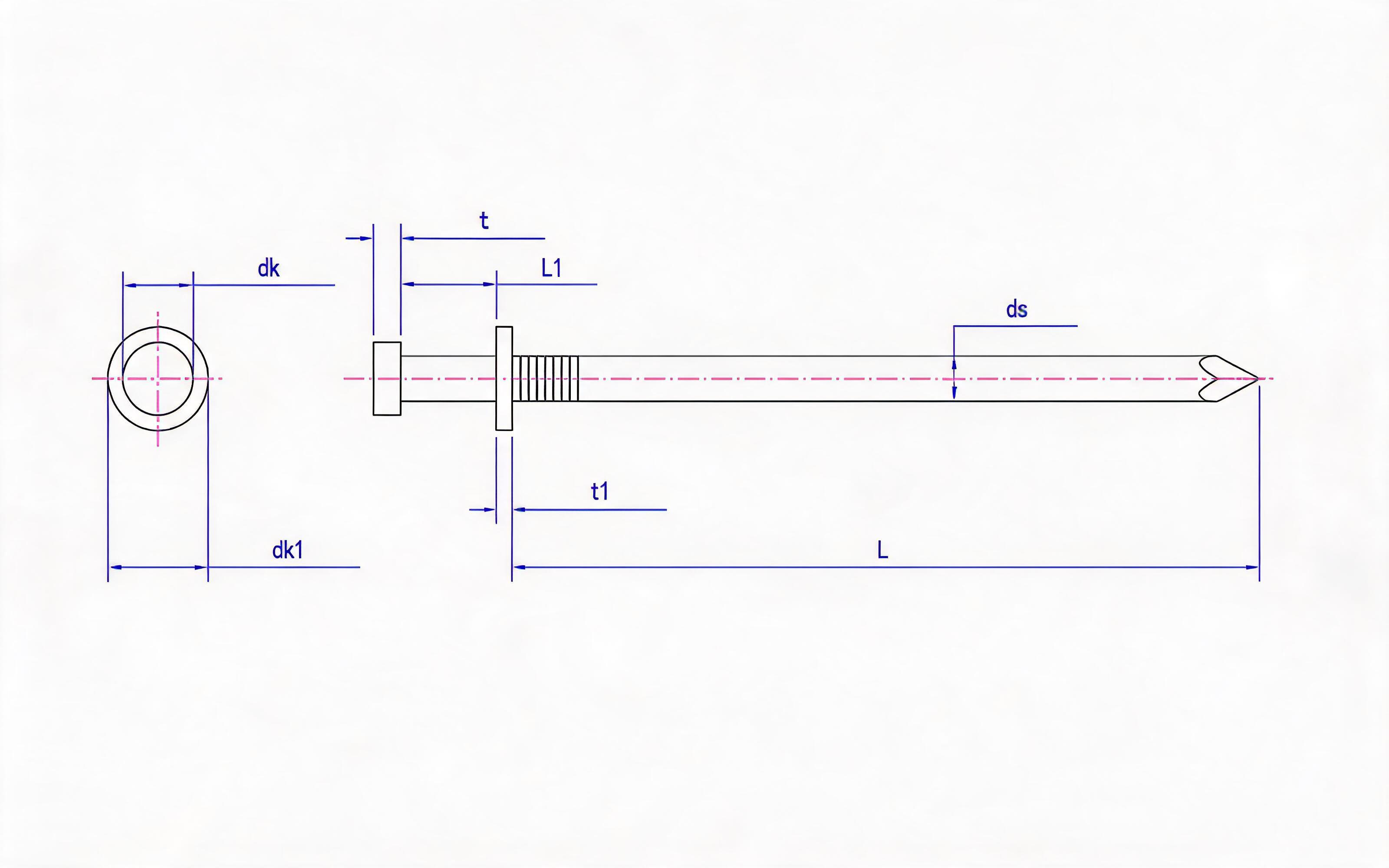 DOUBLE CAP NAILER SCHEDULE H.1 Standard Drawing