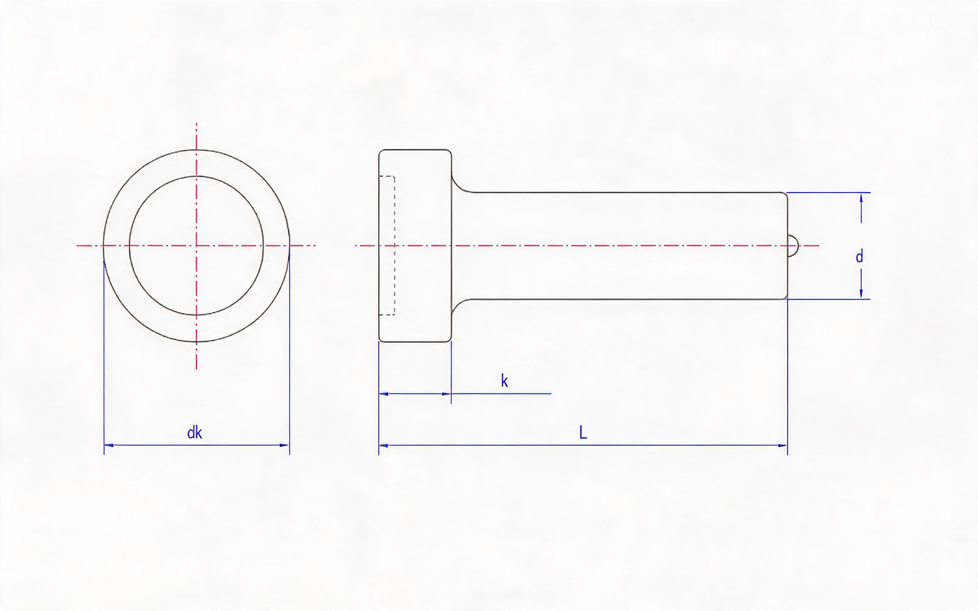 Welding Studs and Ceramic Ferrules for Arc Stud Welding (Type SD - Type A Flat End Form) Standard Drawing