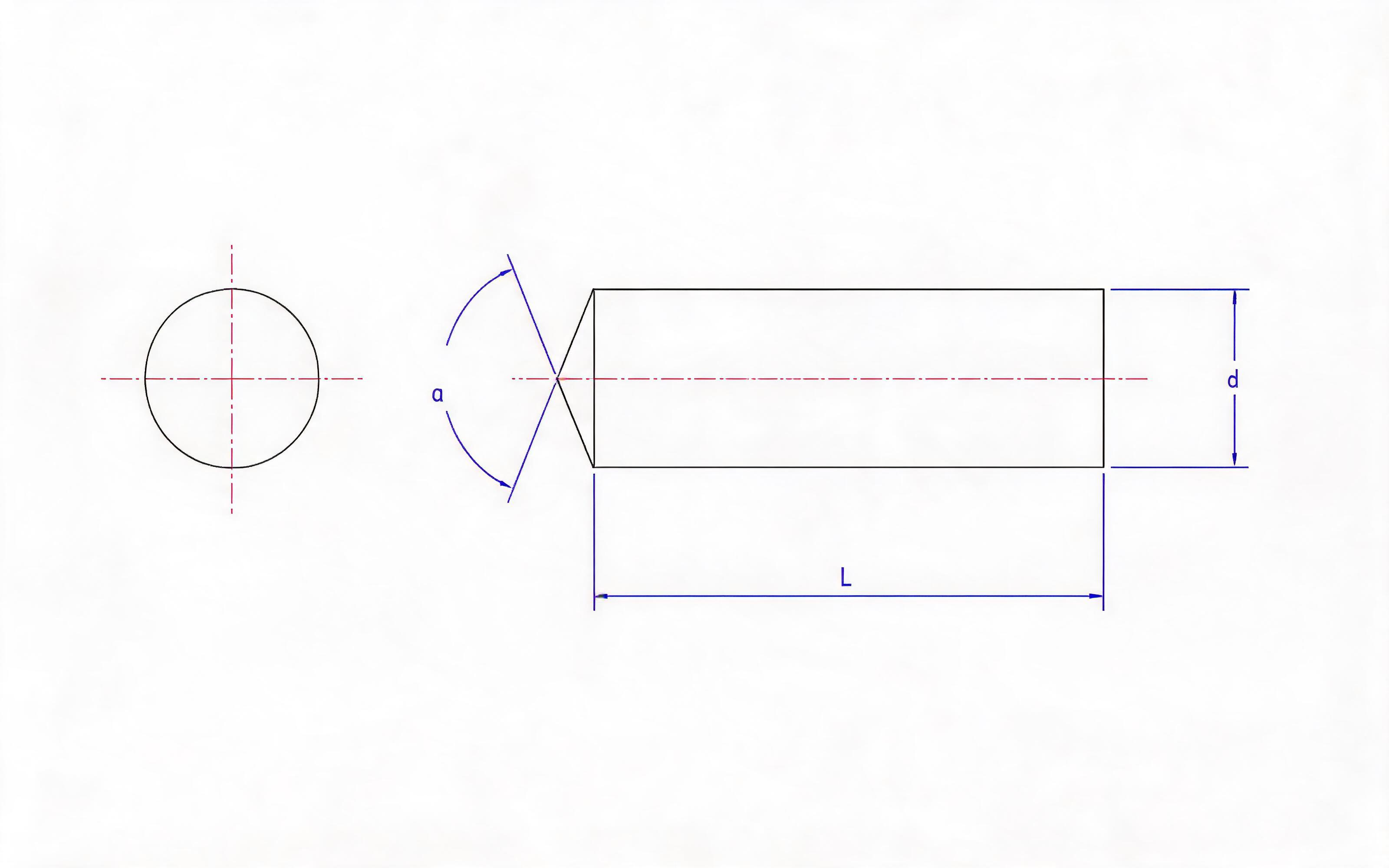 Welded Studs and Ceramic Ferrules for Arc Stud Welding (Type UD Unthreaded Studs) Standard Drawing