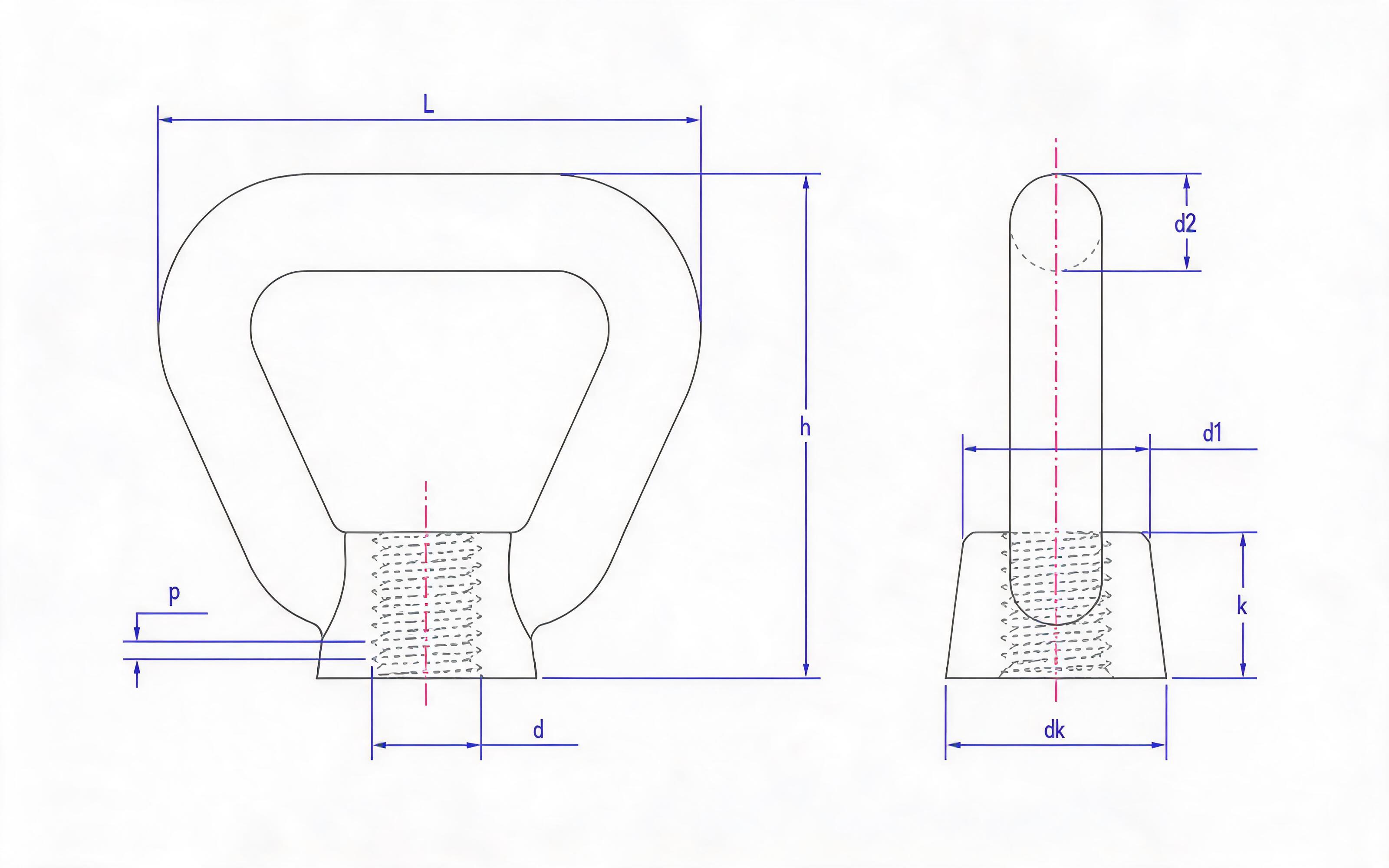 Ring nut Standard Drawing