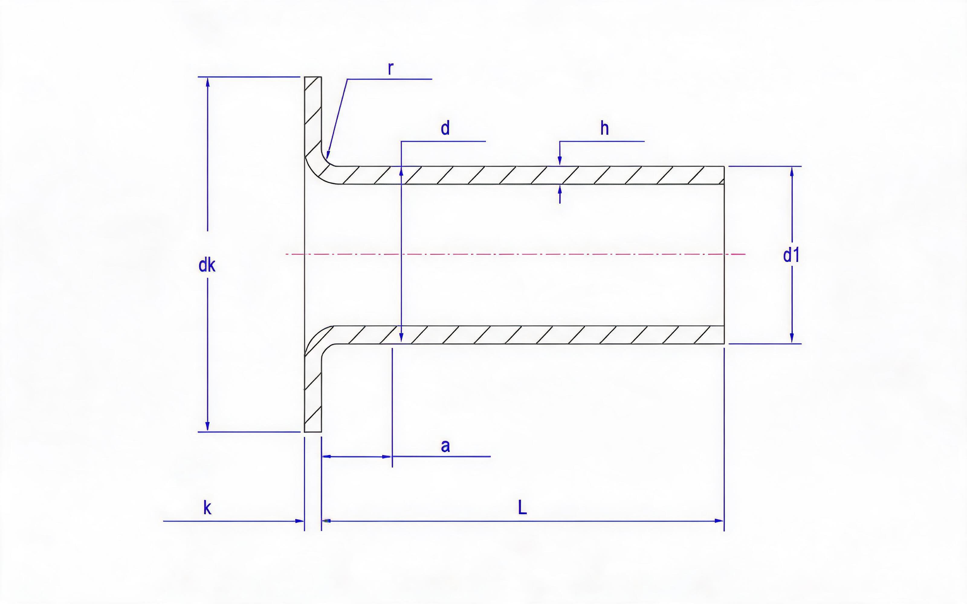 Tubular Rivet (Type C1) Standard Drawing