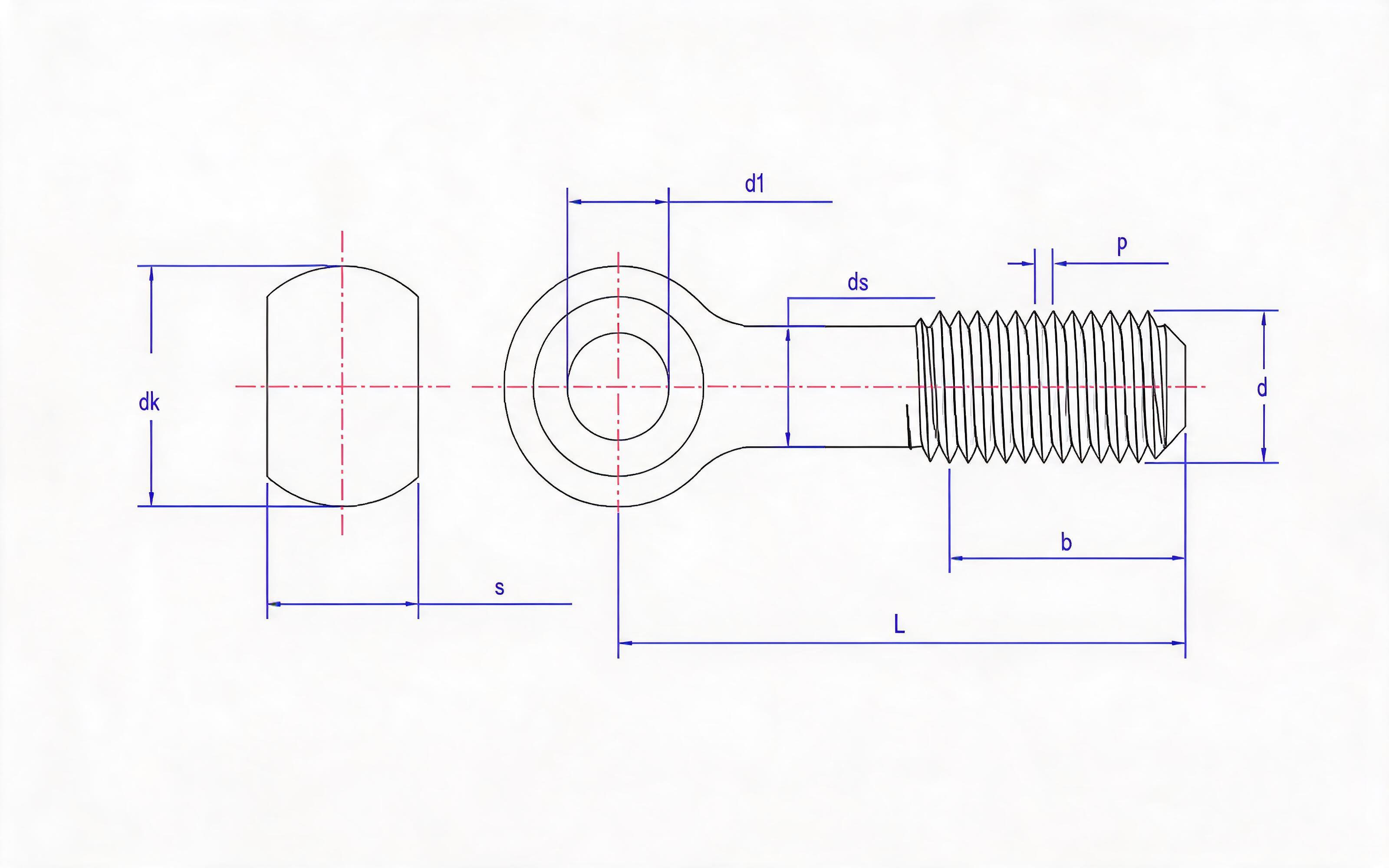 Loose bolt (big hole type A) Standard Drawing