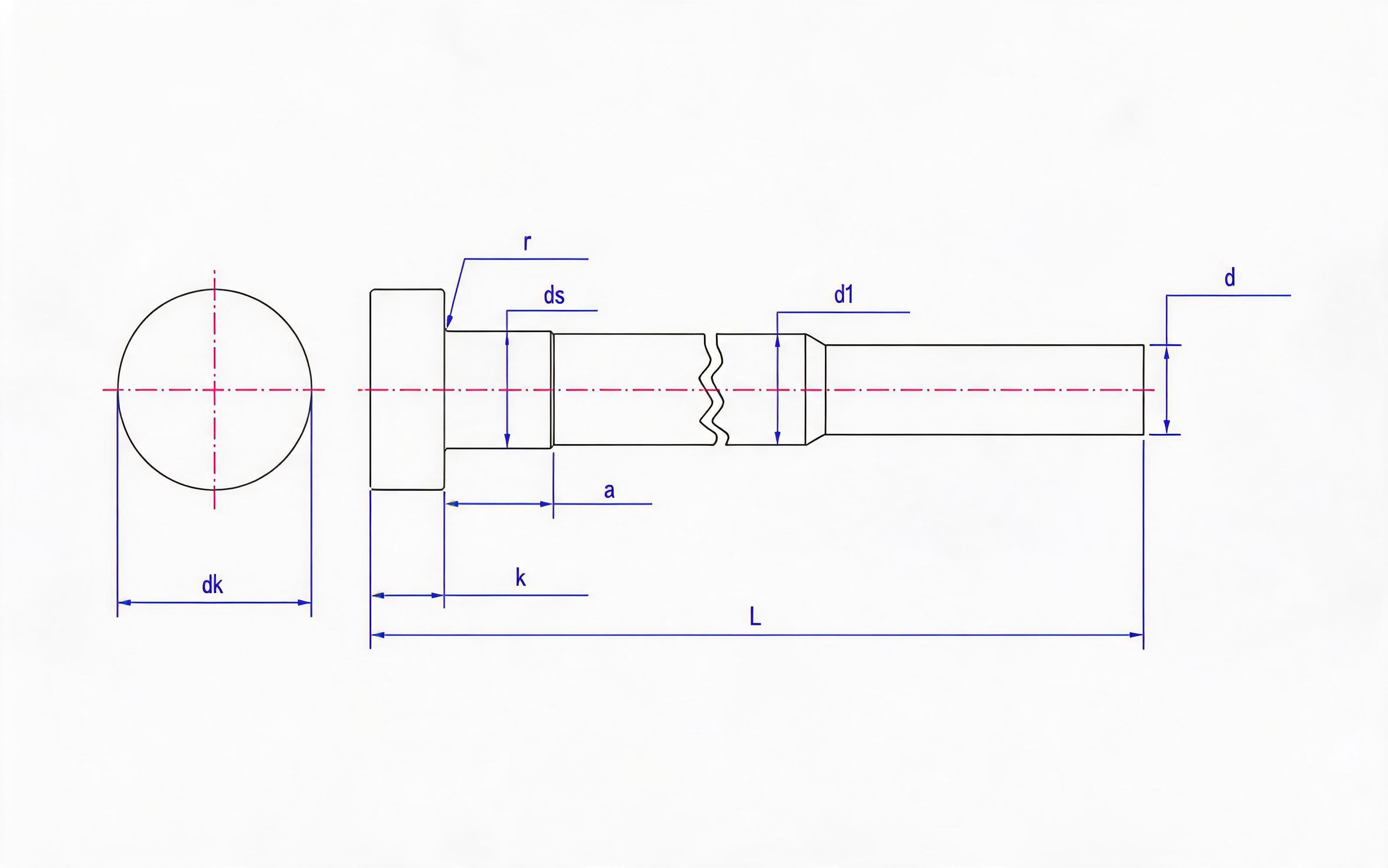 Part 2 for Moulds _ shouldered push rod Standard Drawing