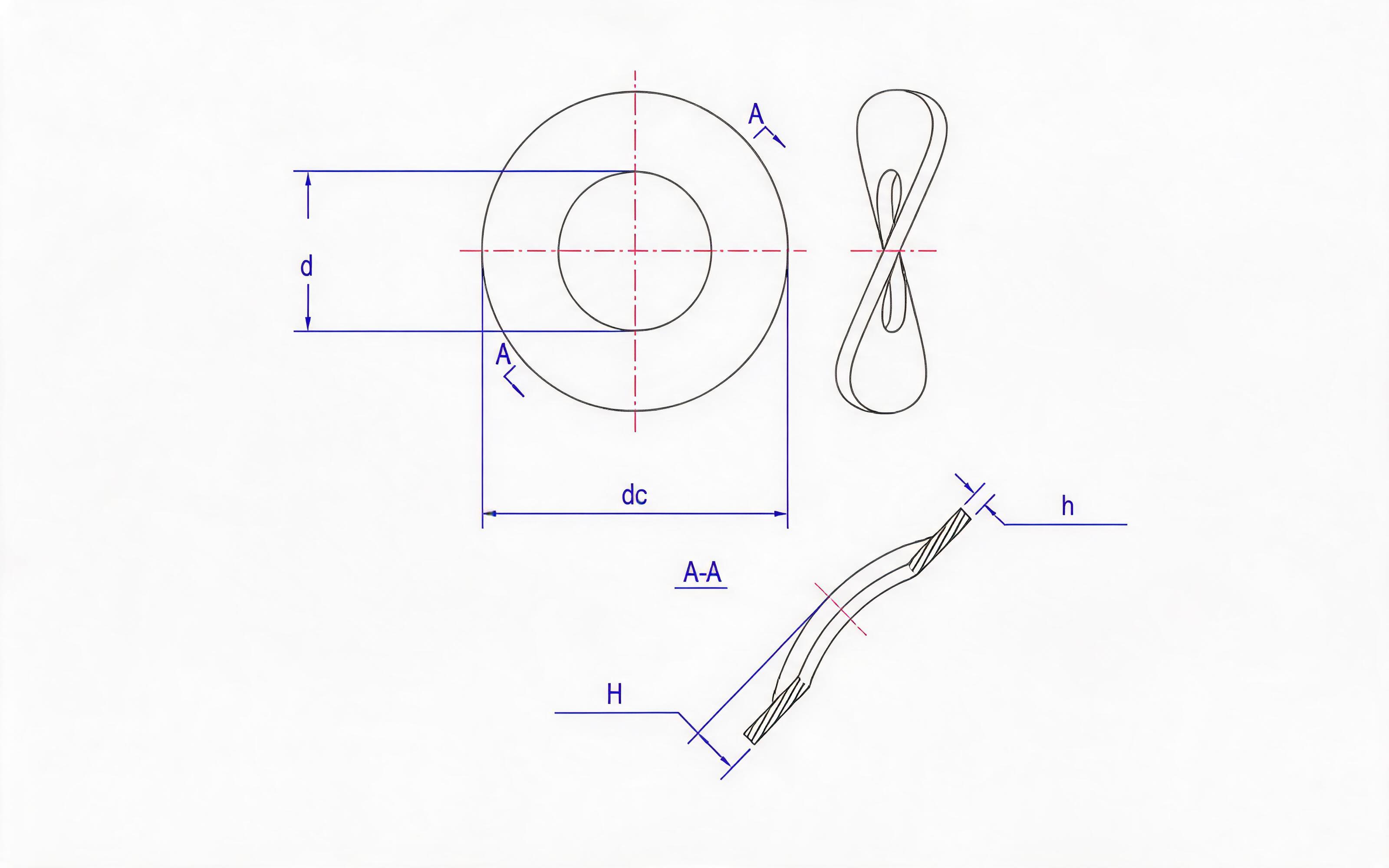 Corrugated Elastomeric Washers for Screw and Washer Assemblies Standard Drawing
