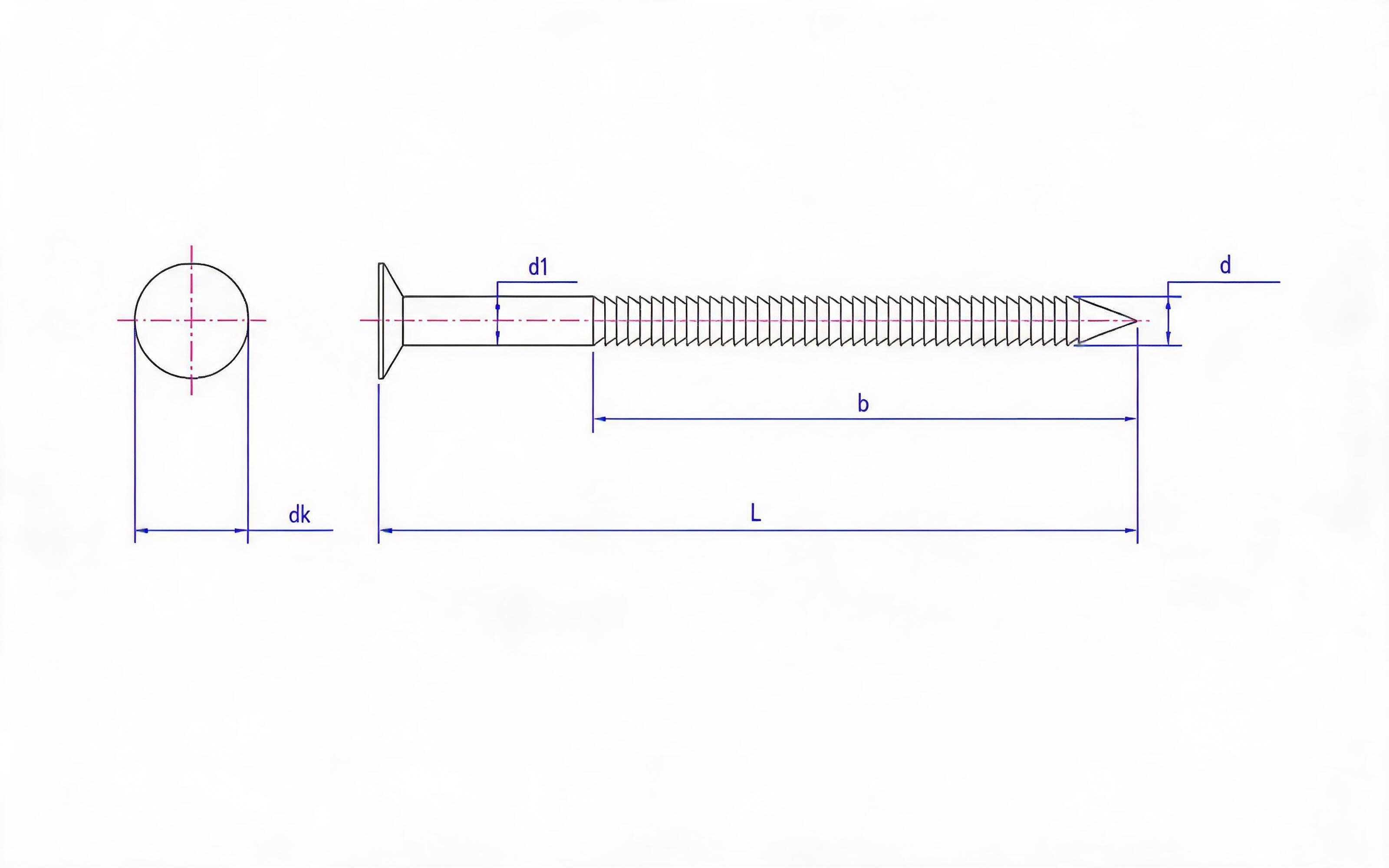 R ring nail Standard Drawing
