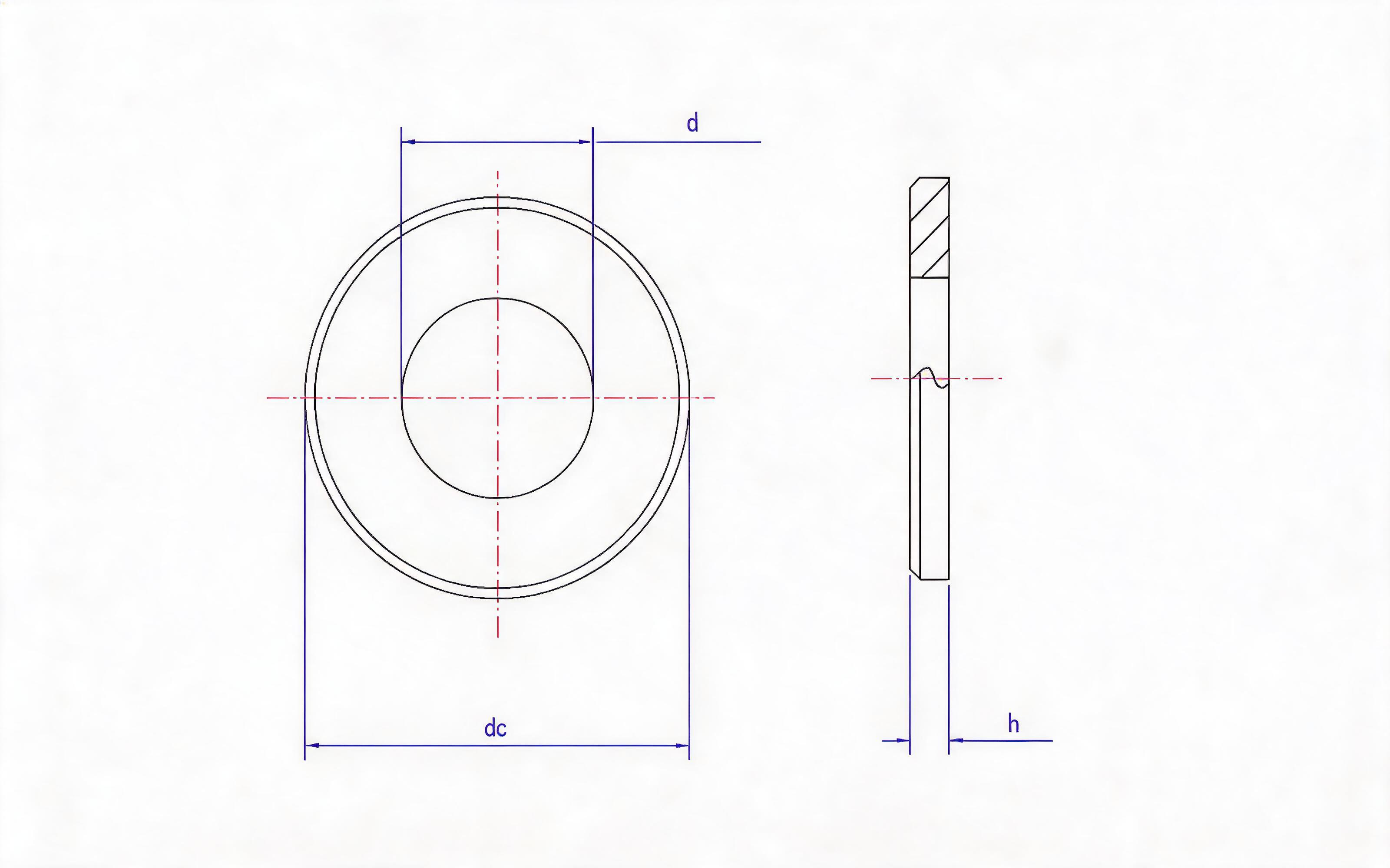 Flat Pad Type B Standard Drawing