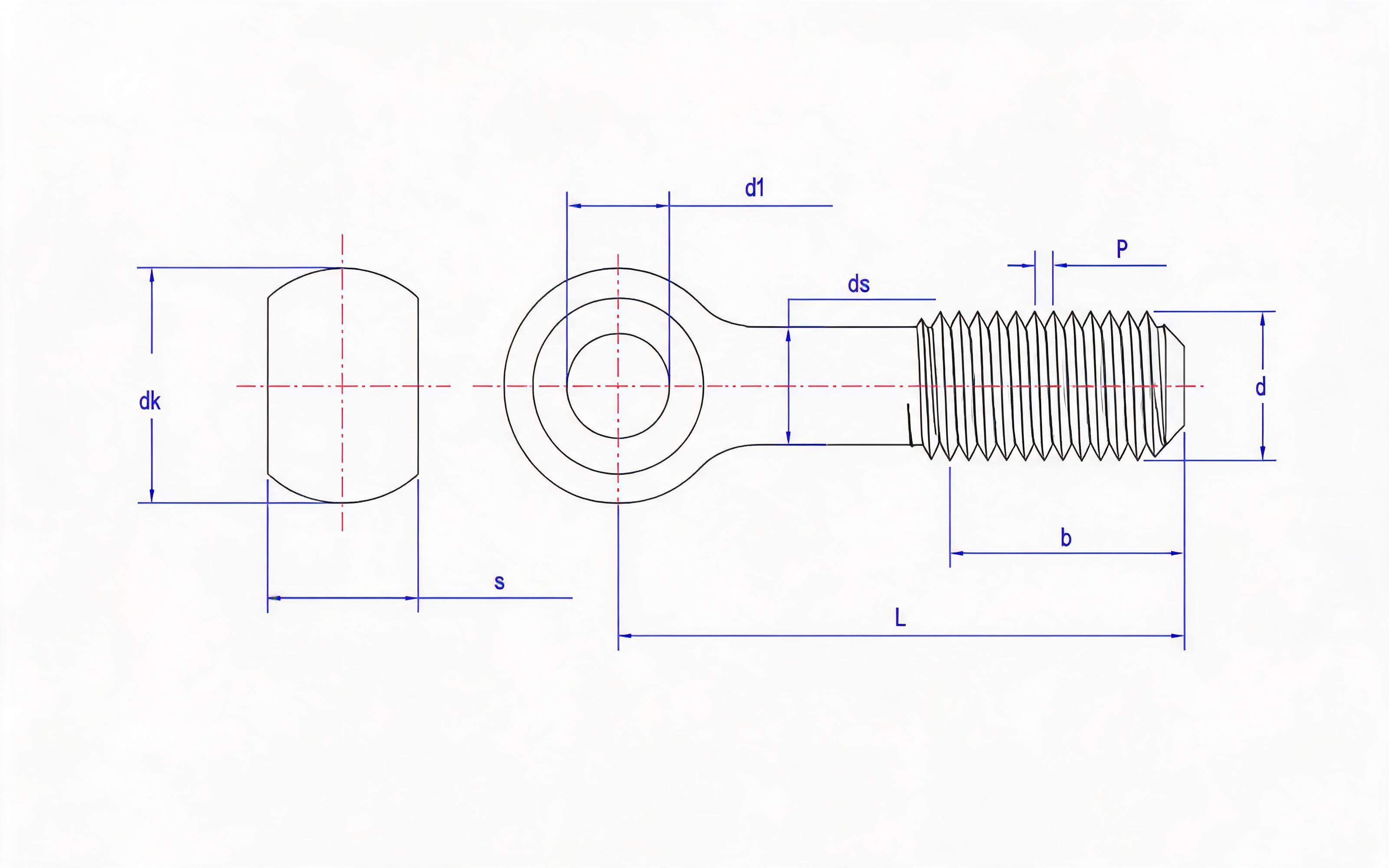 LOOP BOLTS (TYPE B) Standard Drawing